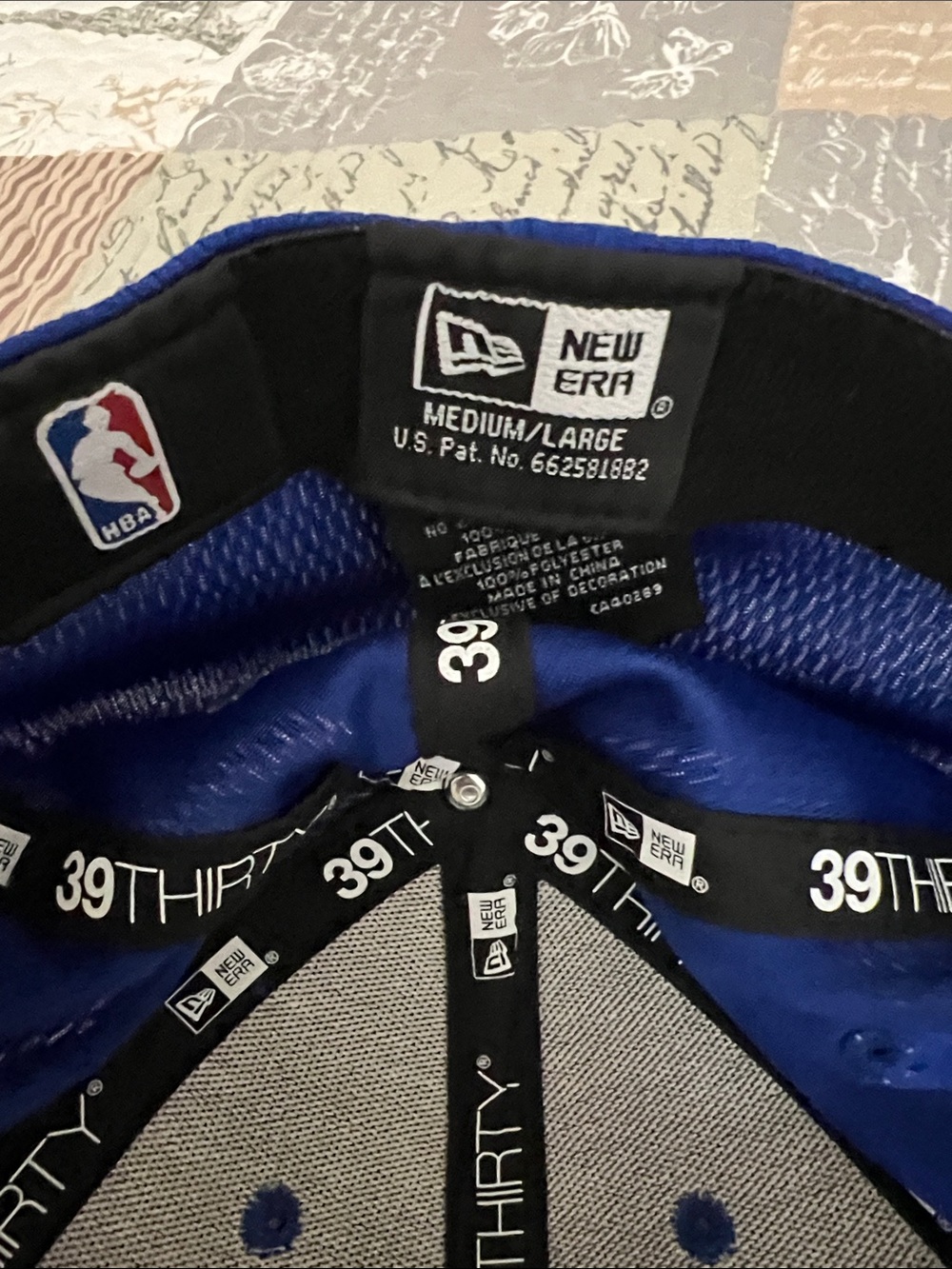 New Era 76ers Bold Blue 39THIRTY Stretch Fit Hat - Picture 9 of 9